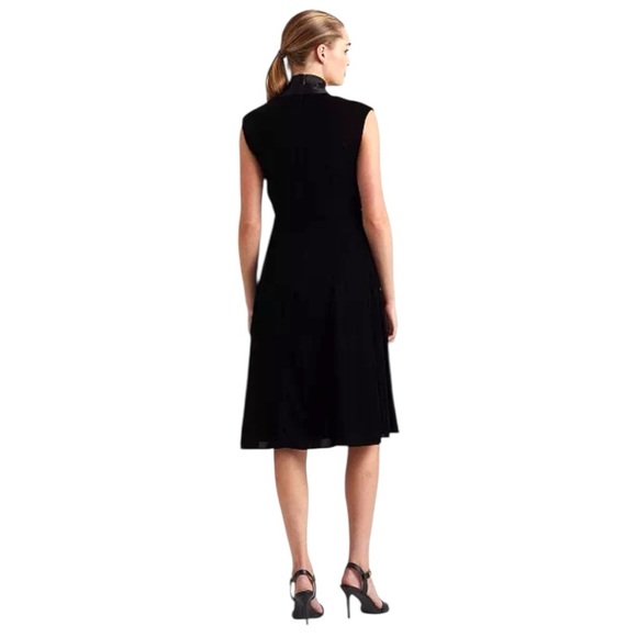 Lauren Ralph Lauren Black Velvet Midi Dress – Size 16 – NWT - Picture 3 of 5